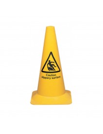 Caution Slippery Surface Cone 500mm